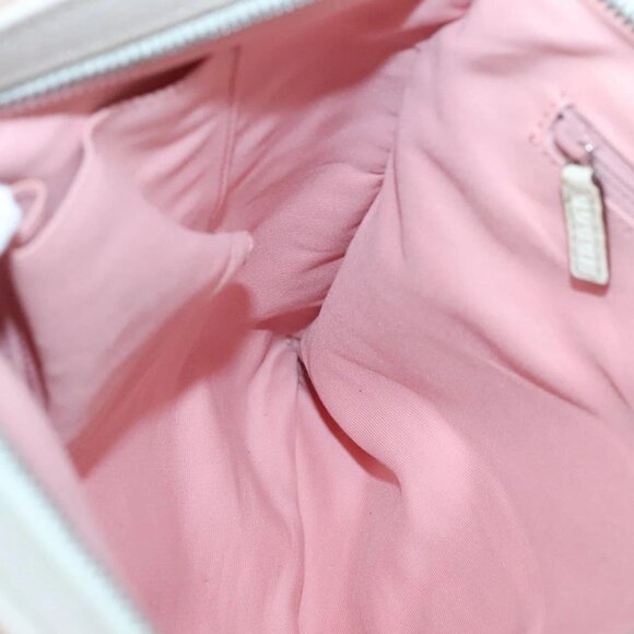 GUCCI GG Canvas Sherry Line Tote Bag Pink Silver 145809 Auth 141943 - Picture 12 of 16